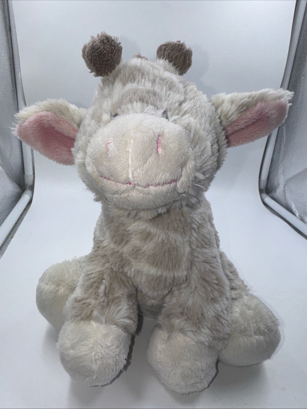 Baby Ganz Jamie Giraffe Plush BG3800 Tan Cream Soft Stuffed Animal Toy